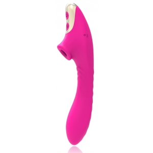 Stimulateur de clitoris et point G DUDU 20cm Rose