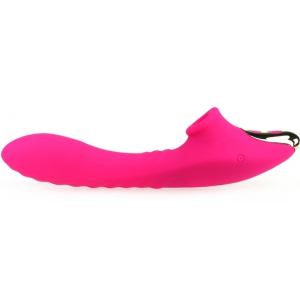 Stimulateur de clitoris et point G DUDU 20cm Rose