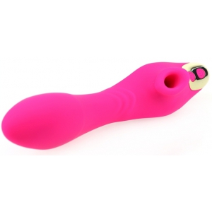Stimulateur de clitoris et point G DUDU 20cm Rose