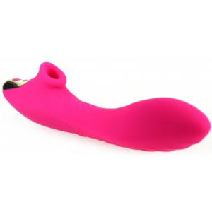Stimulateur de clitoris et point G DUDU 20cm Rose