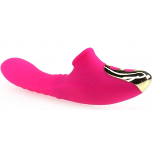 Stimulateur de clitoris et point G DUDU 20cm Rose
