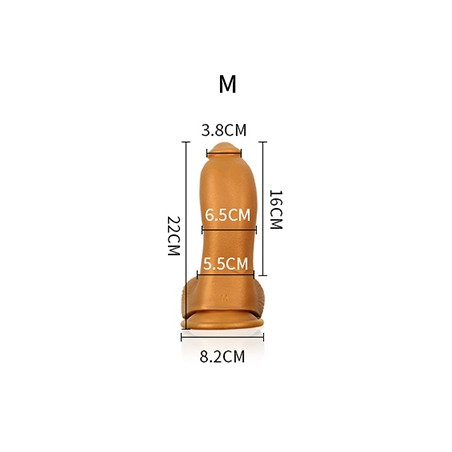 Gode Silicone ASHIKA M 16 x 6.5cm