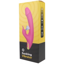Vibro Rabbit à aspiration AMANT VIBE 22cm Rose 2
