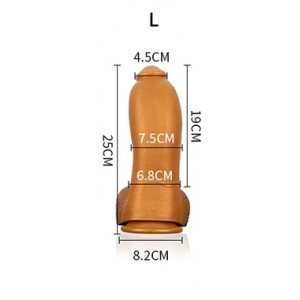 Gode Silicone ASHIKA L 19 x 7.5cm