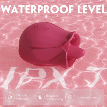 Accessoire Anulingus ROSE PRO 4 - 9 Vibrations