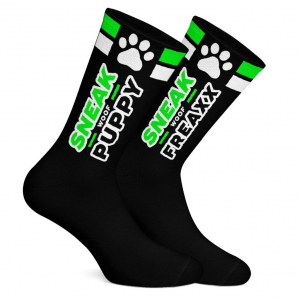 Chaussettes SNEAK PUPPY Noir-Vert
