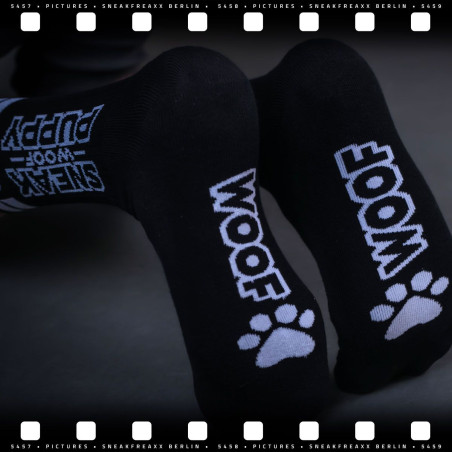 Chaussettes SNEAK PUPPY Noir-Blanc