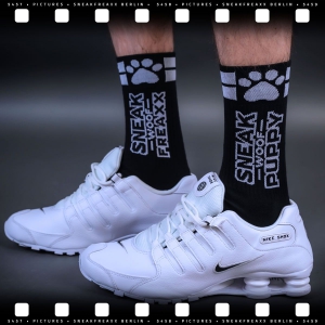 Chaussettes SNEAK PUPPY Noir-Blanc