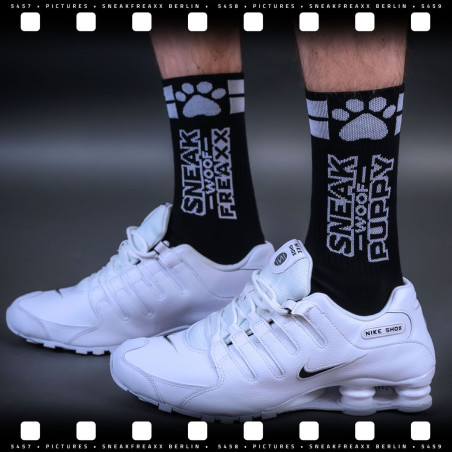 Chaussettes SNEAK PUPPY Noir-Blanc