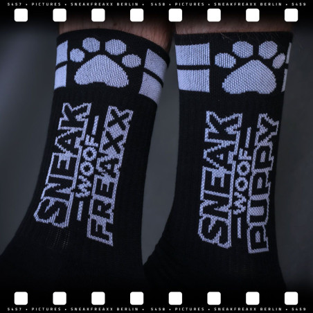 Chaussettes SNEAK PUPPY Noir-Blanc