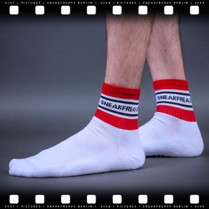 Chaussettes basses SNEAKS HORNY SHORT Blanches
