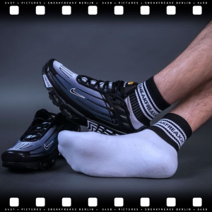 Chaussettes basses WHITE BLACK SHORT Blanc-Noir