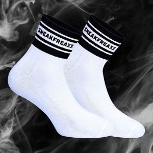 Chaussettes basses WHITE BLACK SHORT Blanc-Noir