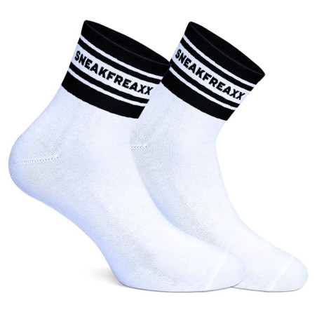 Chaussettes basses WHITE BLACK SHORT Blanc-Noir