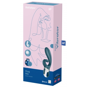 Vibro Rabbit connecté HUG ME Satisfyer 20cm