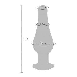 Plug bijou Anal TWILIGHT BUM M 10 x 3.4cm