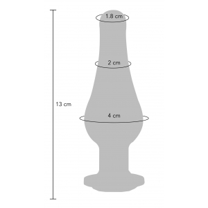 Plug Bijou Anal TWILIGHT BUM L 12 x 4cm