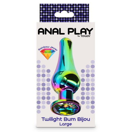 Plug Bijou Anal TWILIGHT BUM L 12 x 4cm