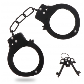 Menottes en métal FUN CUFFS Noires