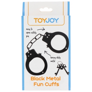 Menottes en métal FUN CUFFS Noires