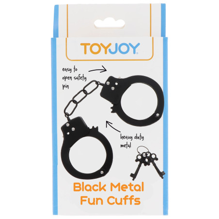 Menottes en métal FUN CUFFS Noires