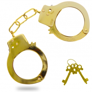 Menottes en métal FUN CUFFS Dorées