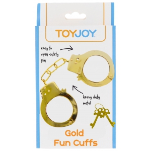Menottes en métal FUN CUFFS Dorées
