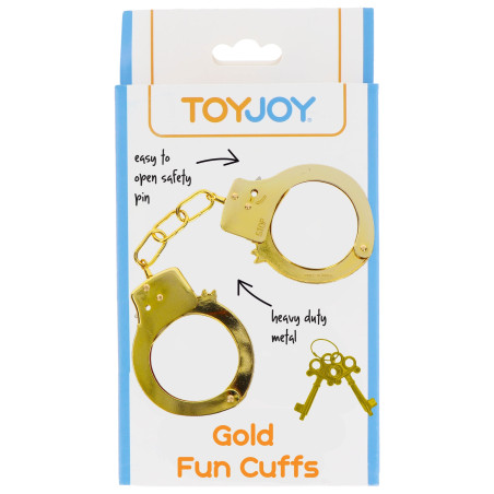 Menottes en métal FUN CUFFS Dorées