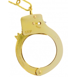 Menottes en métal FUN CUFFS Dorées 2