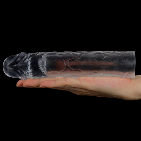 Gaine de pénis FLAWLESS 19 x 4cm Transparente