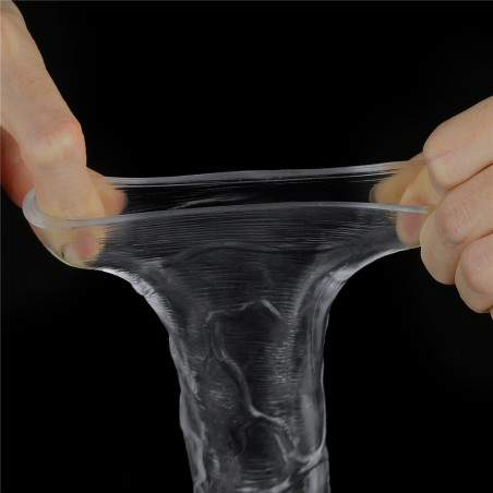 Gaine de pénis FLAWLESS 19 x 4cm Transparente