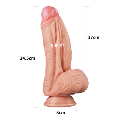 Gode réaliste TTBM COCK 18 x 6.5cm