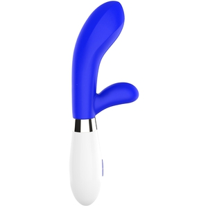 Vibro Rabbit ACHILLES 20cm Bleu