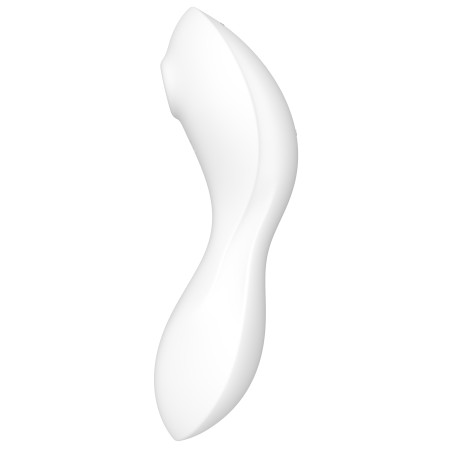 Stimulateur de clitoris connecté CURVY TRINITY 5+ Satisfyer Blanc