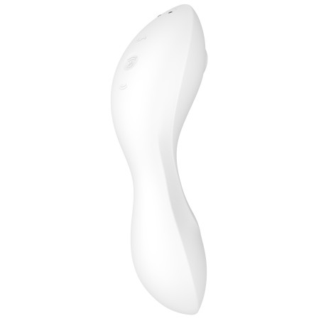 Stimulateur de clitoris connecté CURVY TRINITY 5+ Satisfyer Blanc