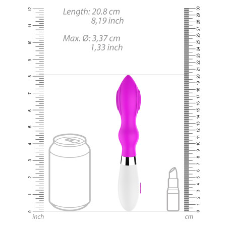 Vibro ASTRAEA 12 x 3.6cm Rose