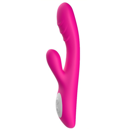 Vibro Rabbit chauffant SPARK 22cm Rose