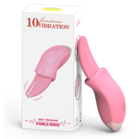 Langue vibrante SEX TONGUE 10 Vibrations