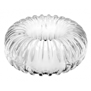 Ballstretcher souple RIBBED RING 18mm Transparent