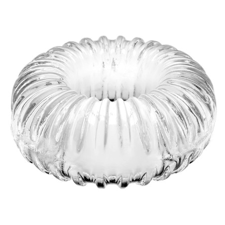 Ballstretcher souple RIBBED RING 18mm Transparent