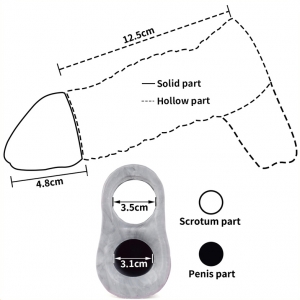 Gaine de pénis MONSTER EXTEND 15 x 4.5cm