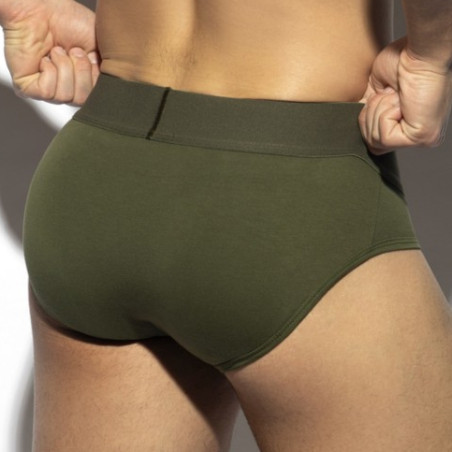 Slip rembourré BACK UP WONDERBRIEF Kaki