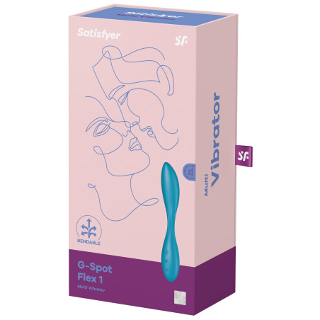 Vibro G-SPOT FLEX 1 Satisfyer 20cm Turquoise