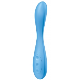 Vibro connecté G-SPOT FLEX 4+ Satisfyer 20cm Bleu 2