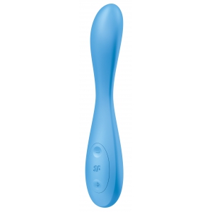 Vibro connecté G-SPOT FLEX 4+ Satisfyer 20cm Bleu
