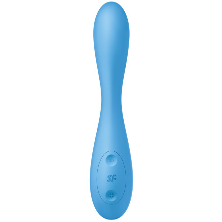 Vibro connecté G-SPOT FLEX 4+ Satisfyer 20cm Bleu