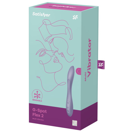 Vibro G-SPOT FLEX 2 Satisfyer 20cm Violet