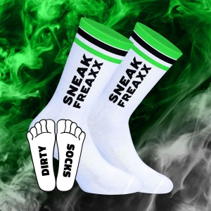 Chaussettes DIRTY Blanc-Vert