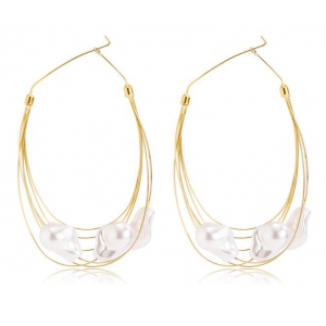 Boucles d'oreille GOLD EAR 10cm