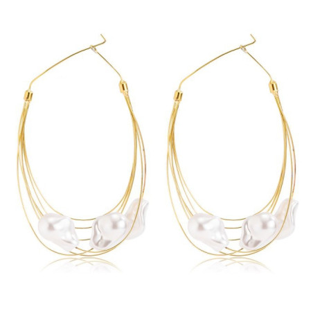Boucles d'oreille GOLD EAR 10cm